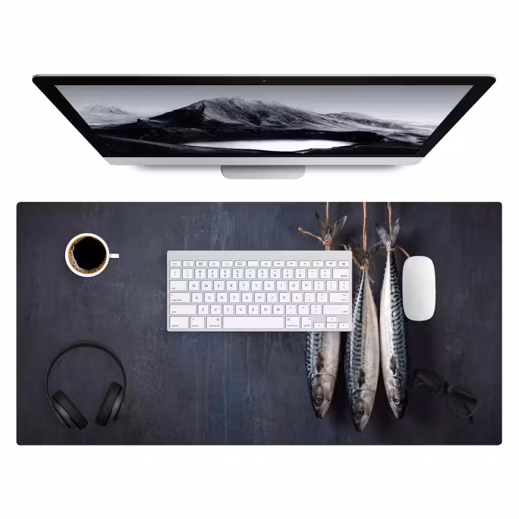 Bureau onderlegger - Drie vissen - Touw — 4