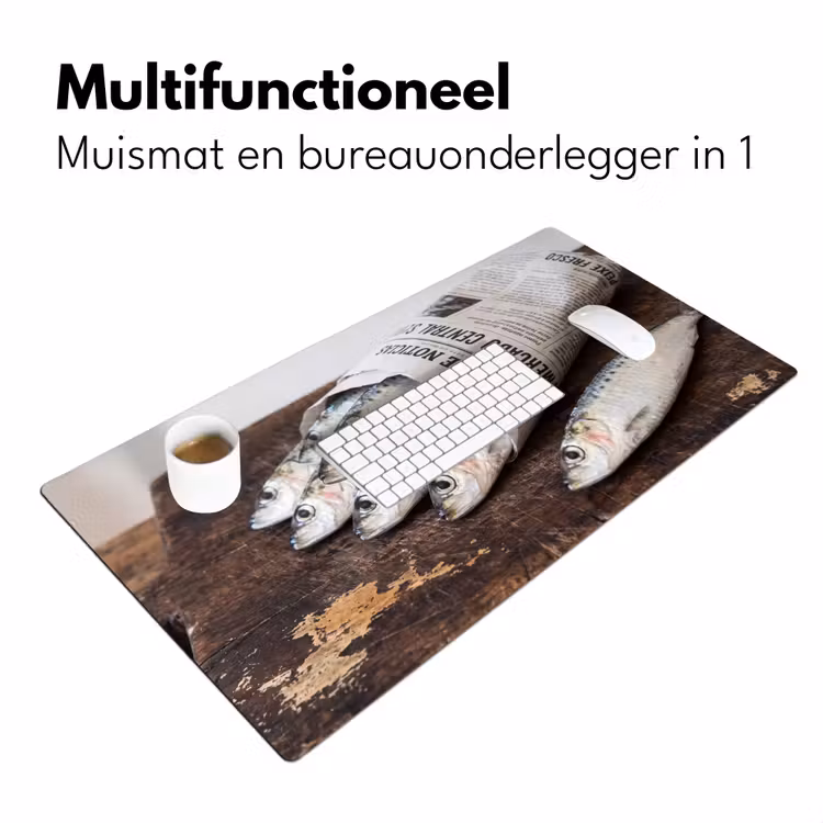 Bureau onderlegger - Sardientje - krant - snijplank — 7
