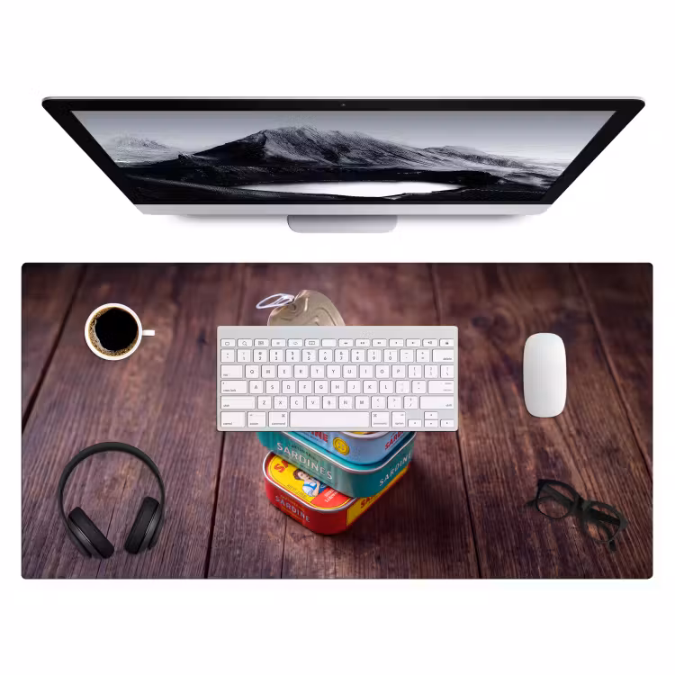 Bureau onderlegger - Vis - Blikjes - Keuken — 4