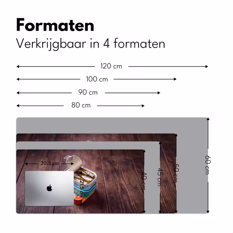 Bureau onderlegger - Vis - Blikjes - Keuken — 8
