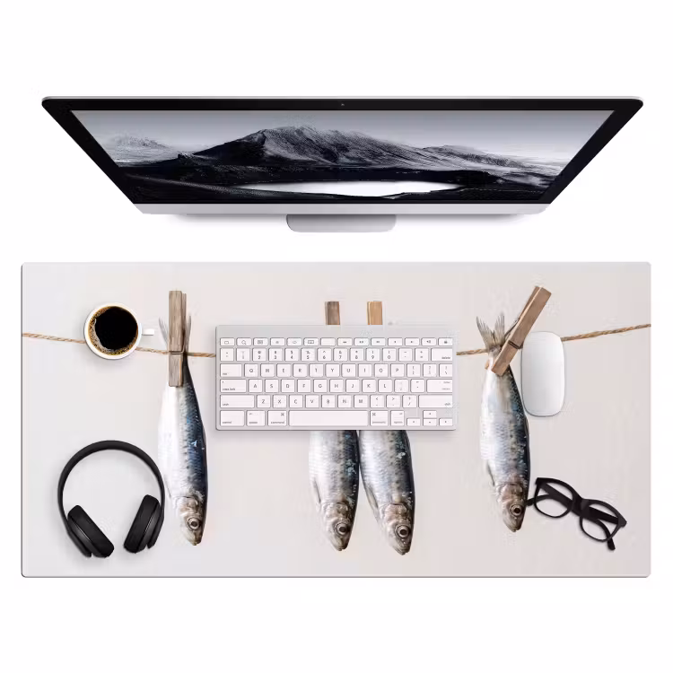 Bureau onderlegger - Vis - Hangend - Eten — 4