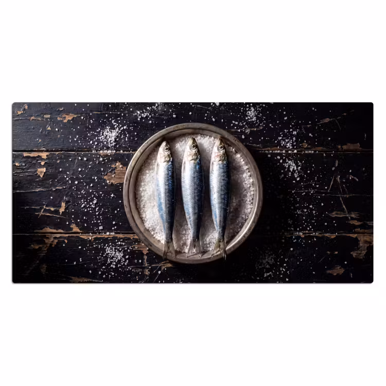 Bureau onderlegger - Vis - Zout - Eten — 2
