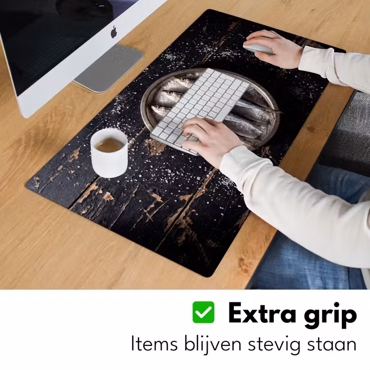 Bureau onderlegger - Vis - Zout - Eten — 6