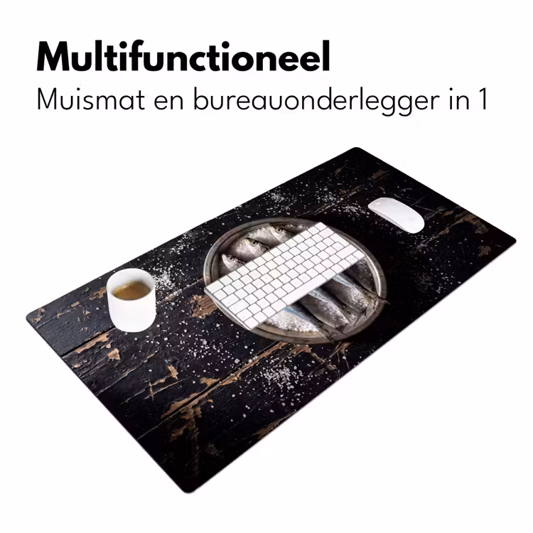 Bureau onderlegger - Vis - Zout - Eten — 7