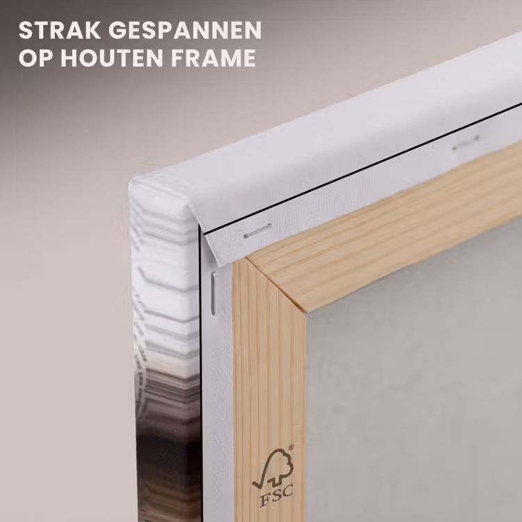 Canvas schilderij - Sardientje - krant - snijplank — 6