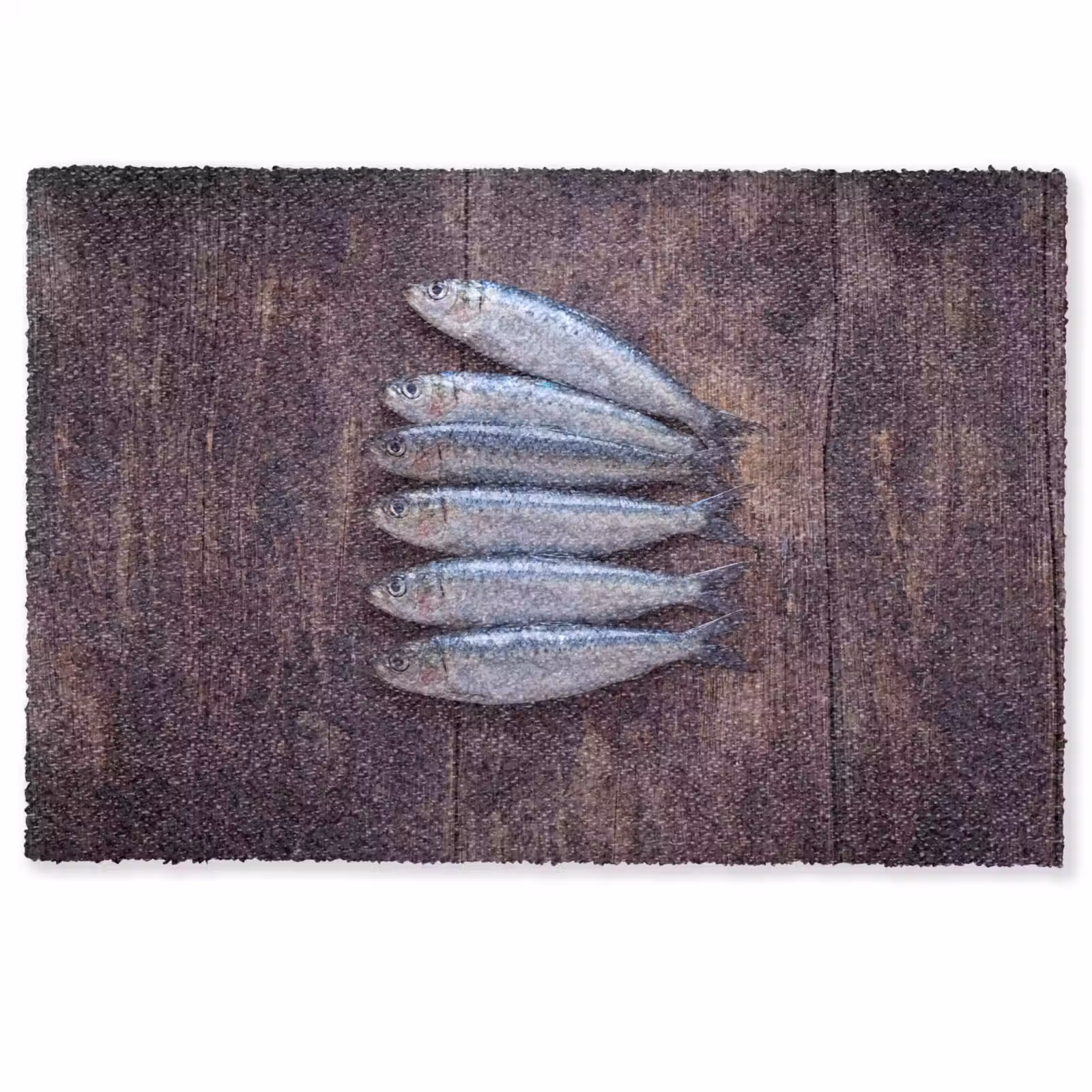 Deurmat - Vis - Hout - Eten — 1