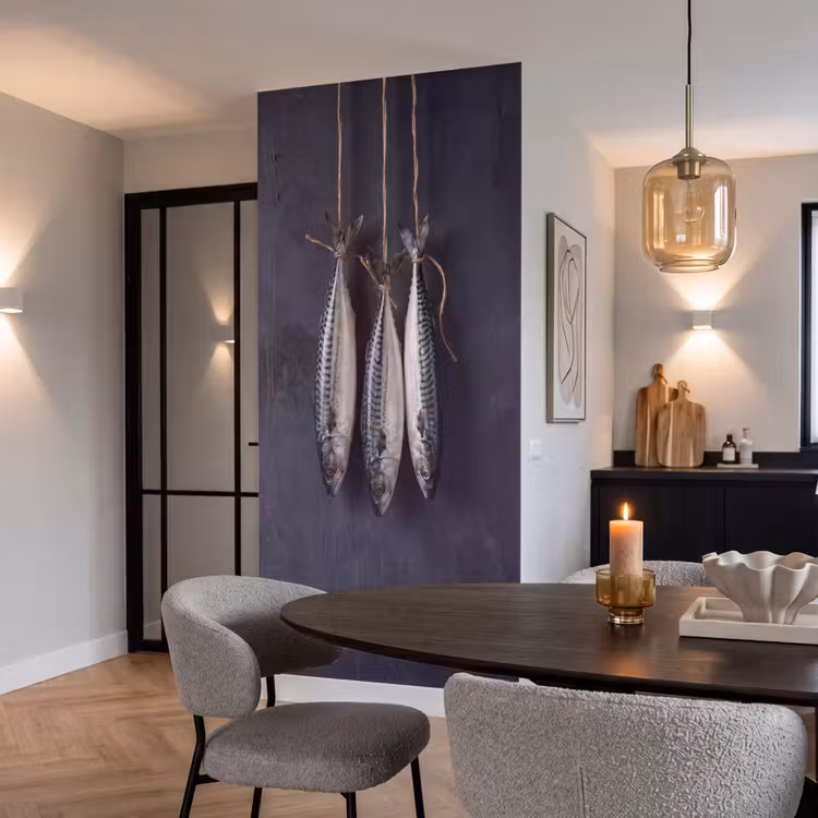 Behang - Drie vissen - Touw — 5