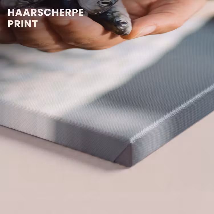 Canvas schilderij - Vis - Handen - Natuur — 4