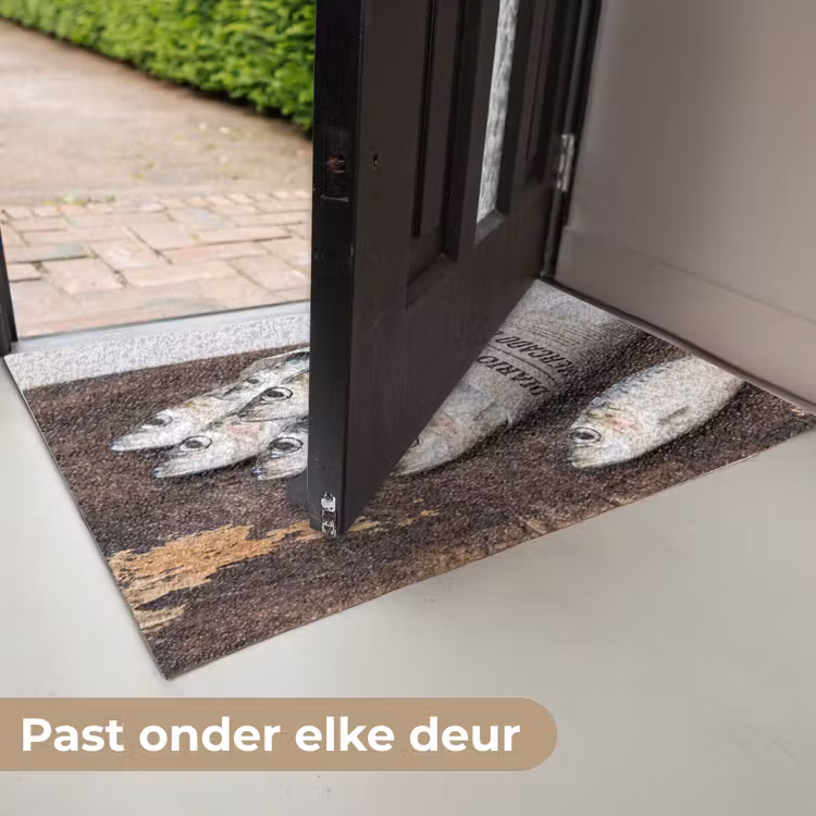 Deurmat - Sardientje - krant - snijplank — 7