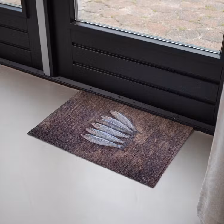 Deurmat - Vis - Hout - Eten — 2