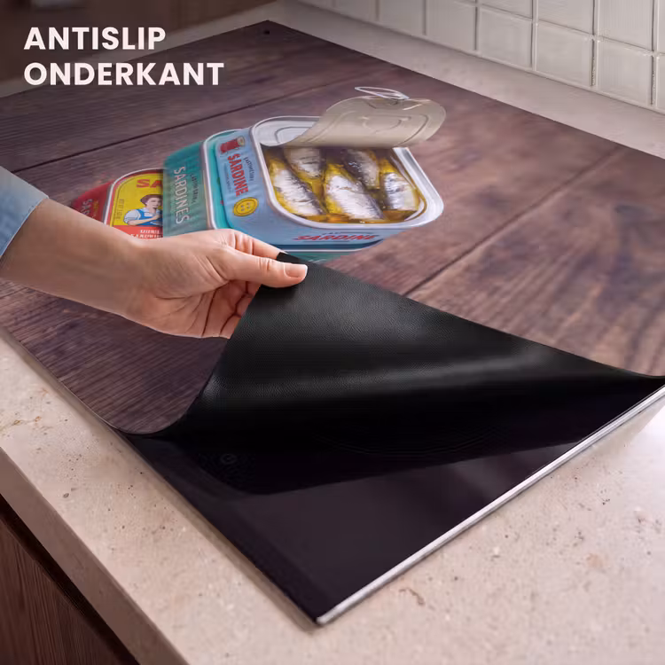 Inductie beschermer en spatscherm (2in1) - Vis - Blikjes - Keuken — 4