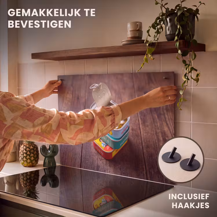 Inductie beschermer en spatscherm (2in1) - Vis - Blikjes - Keuken — 7