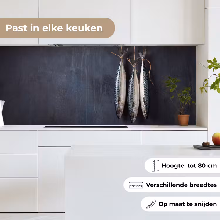 Keuken achterwand - Drie vissen - Touw — 4