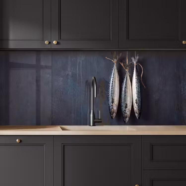 Keuken achterwand - Drie vissen - Touw — 6
