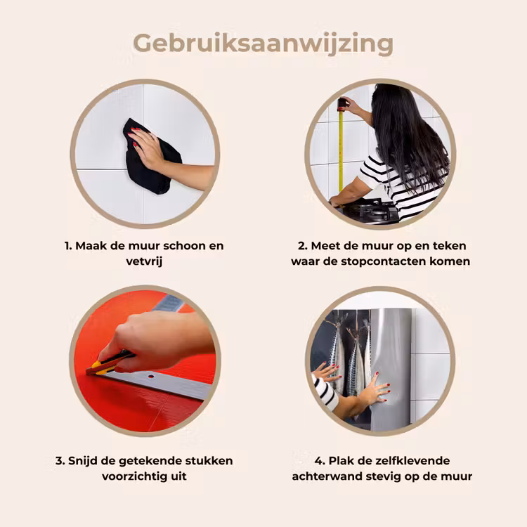 Keuken achterwand - Drie vissen - Touw — 7