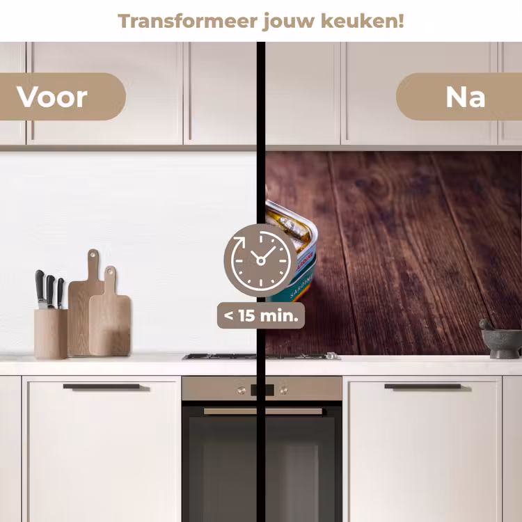 Keuken achterwand - Vis - Blikjes - Keuken — 2