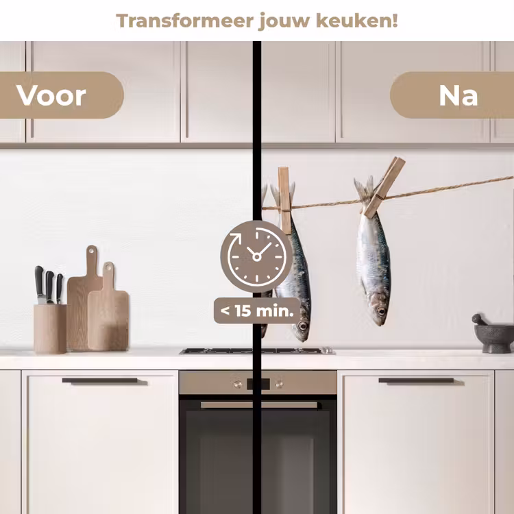 Keuken achterwand - Vis - Hangend - Eten — 2