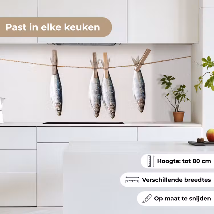 Keuken achterwand - Vis - Hangend - Eten — 4