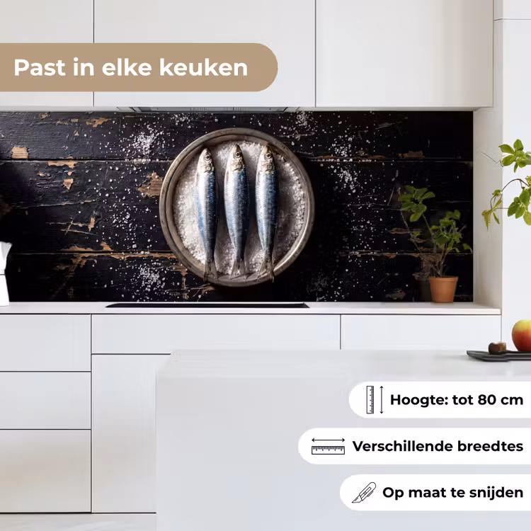 Keuken achterwand - Vis - Zout - Eten — 4
