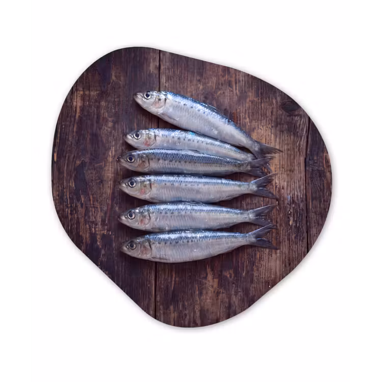 Organisch schilderij - Forex - Vis - Hout - Eten — 1