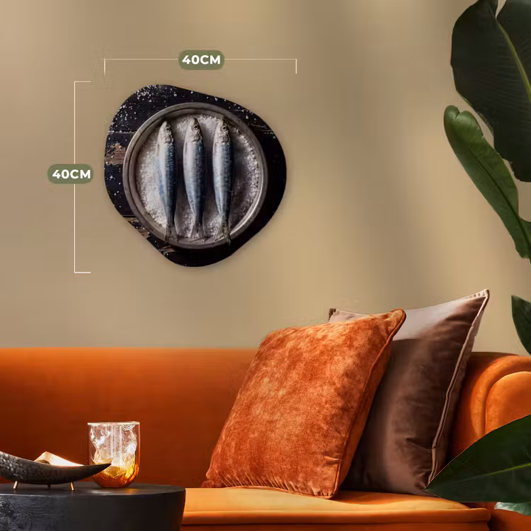 Organisch schilderij - Forex - Vis - Zout - Eten — 4