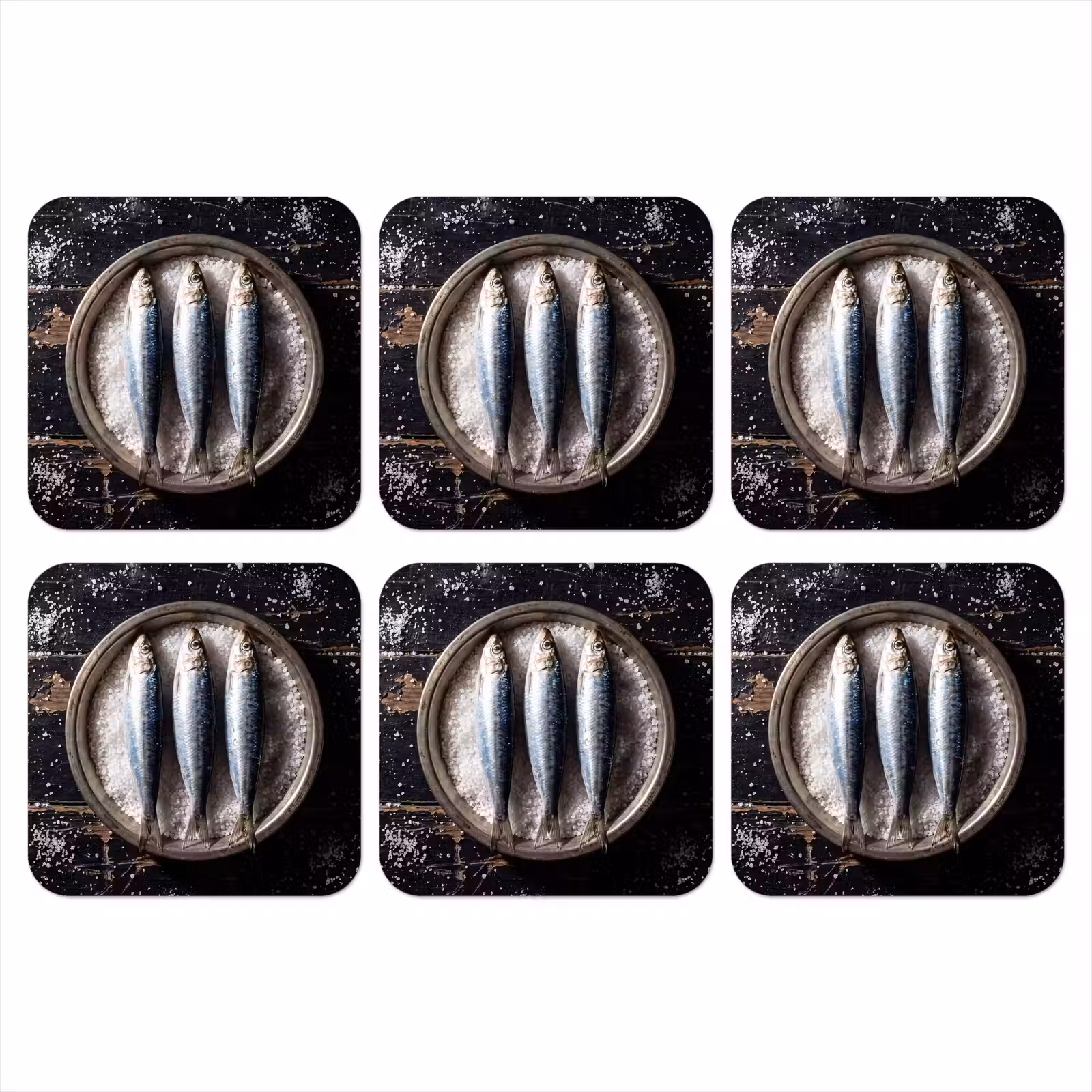 Onderzetter - Vis - Zout - Eten — 1