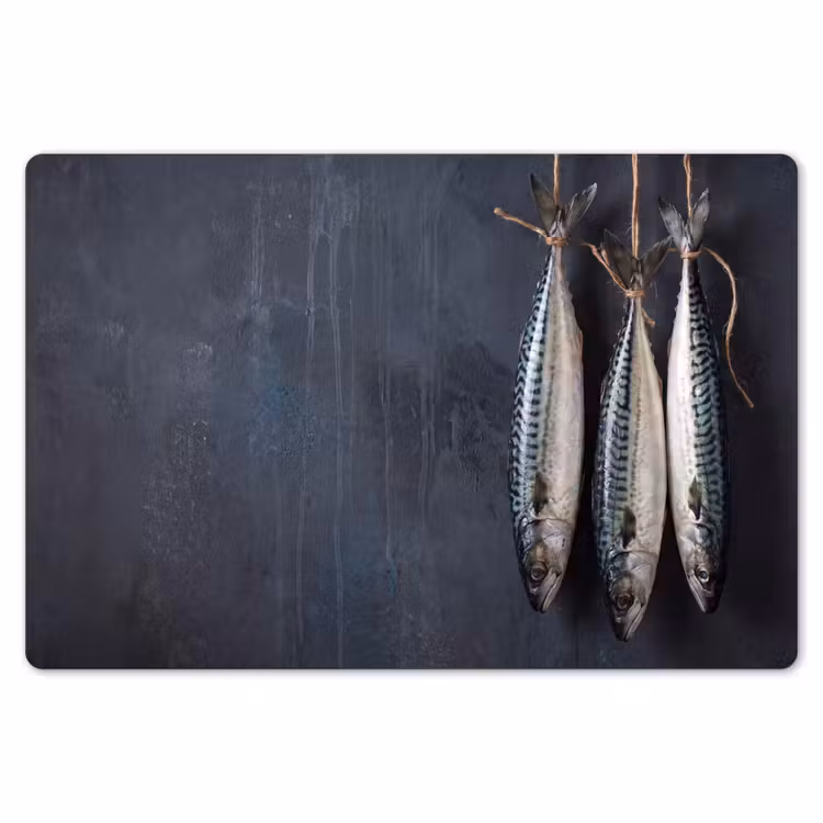 Placemat - 6 stuks - Drie vissen - Touw — 7