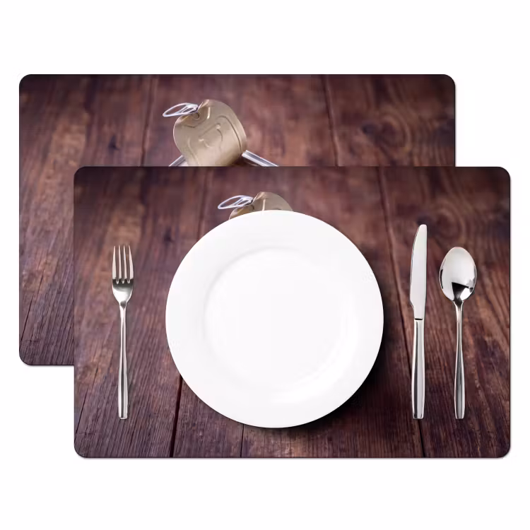 Placemat - 6 stuks - Vis - Blikjes - Keuken — 2