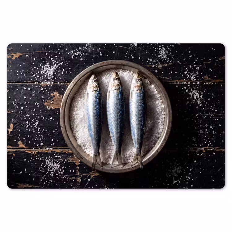 Placemat - 6 stuks - Vis - Zout - Eten — 7