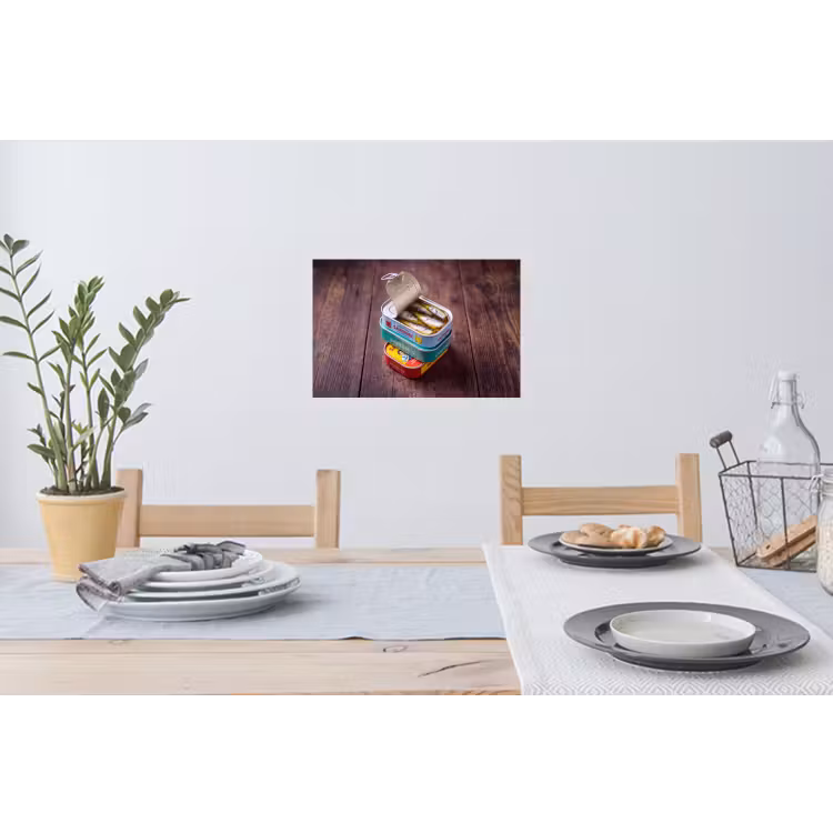 Muursticker - Vis - Blikjes - Keuken — 3