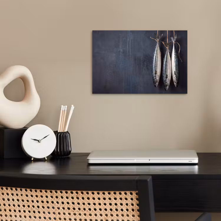 Poster - Drie vissen - Touw — 2