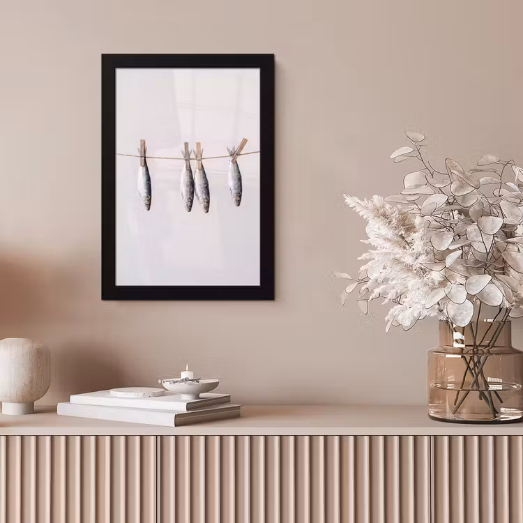 Poster met lijst - Vis - Hangend - Eten — 5