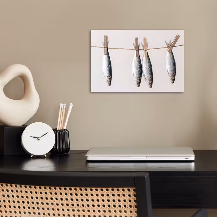 Poster - Vis - Hangend - Eten — 2