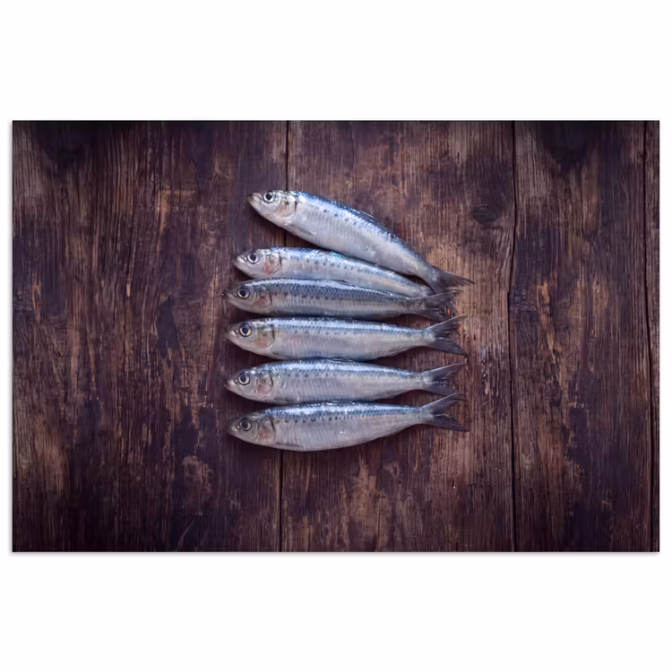 Poster - Vis - Hout - Eten — 1