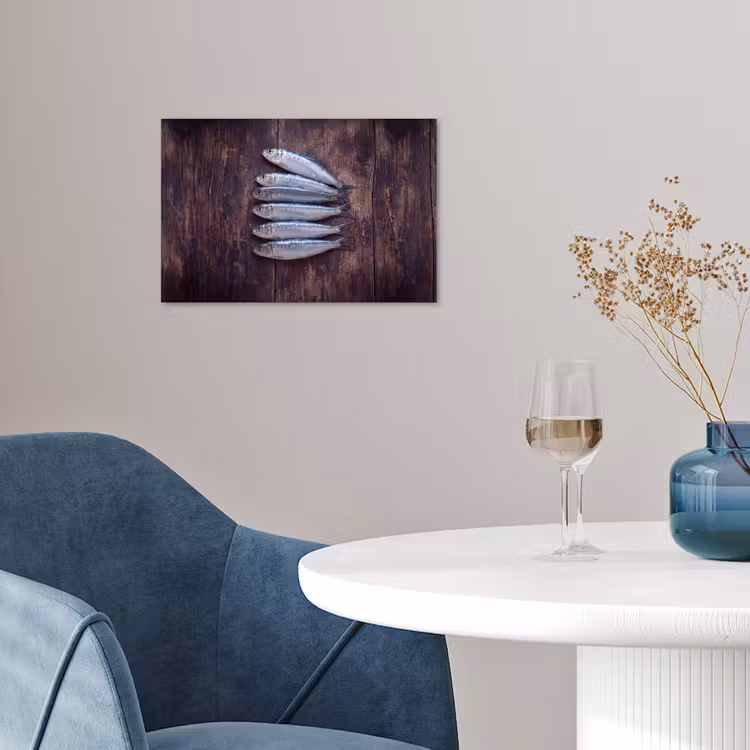 Poster - Vis - Hout - Eten — 4
