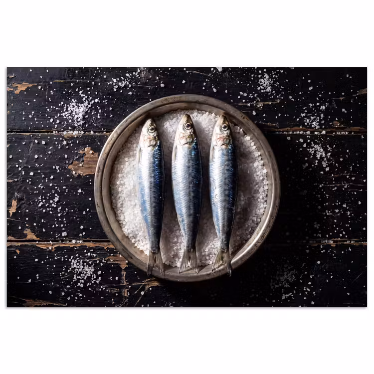 Poster - Vis - Zout - Eten — 1