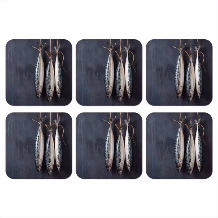 Onderzetter - Drie vissen - Touw — 1