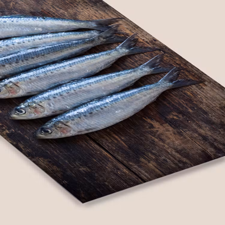 Poster met lijst - Vis - Hout - Eten — 7
