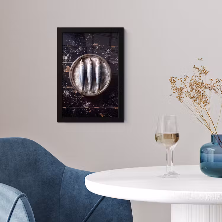 Poster met lijst - Vis - Zout - Eten — 4