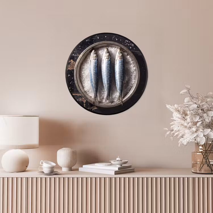 Ronde fotolijst - Vis - Zout - Eten — 5