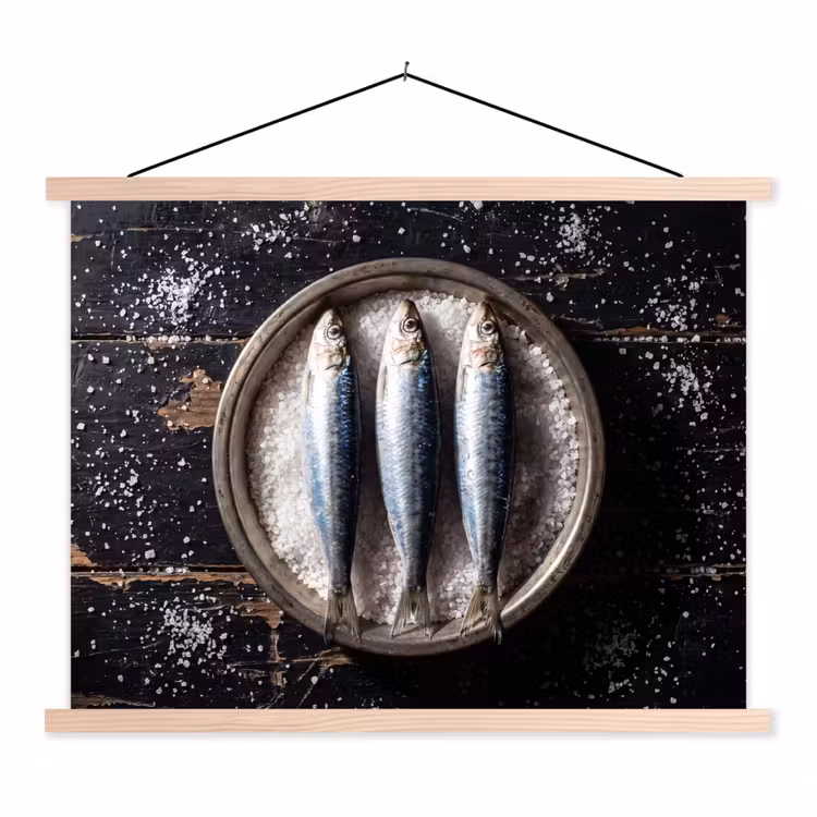 Schoolplaat - Vis - Zout - Eten — 1