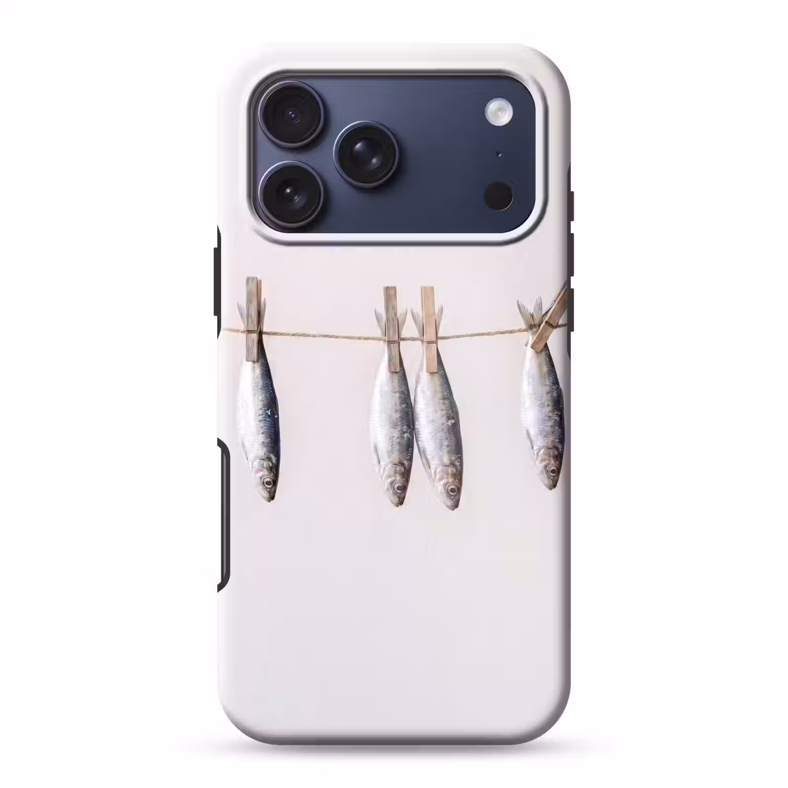 Telefoonhoesje Toughcase - Vis - Hangend - Eten — 1