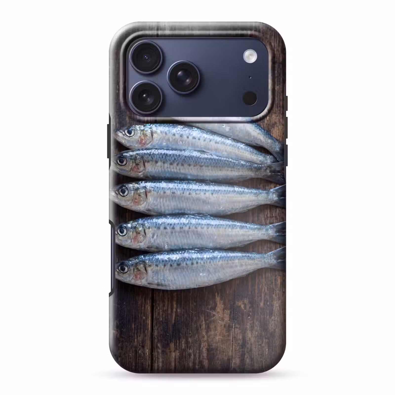 Telefoonhoesje Toughcase - Vis - Hout - Eten — 1