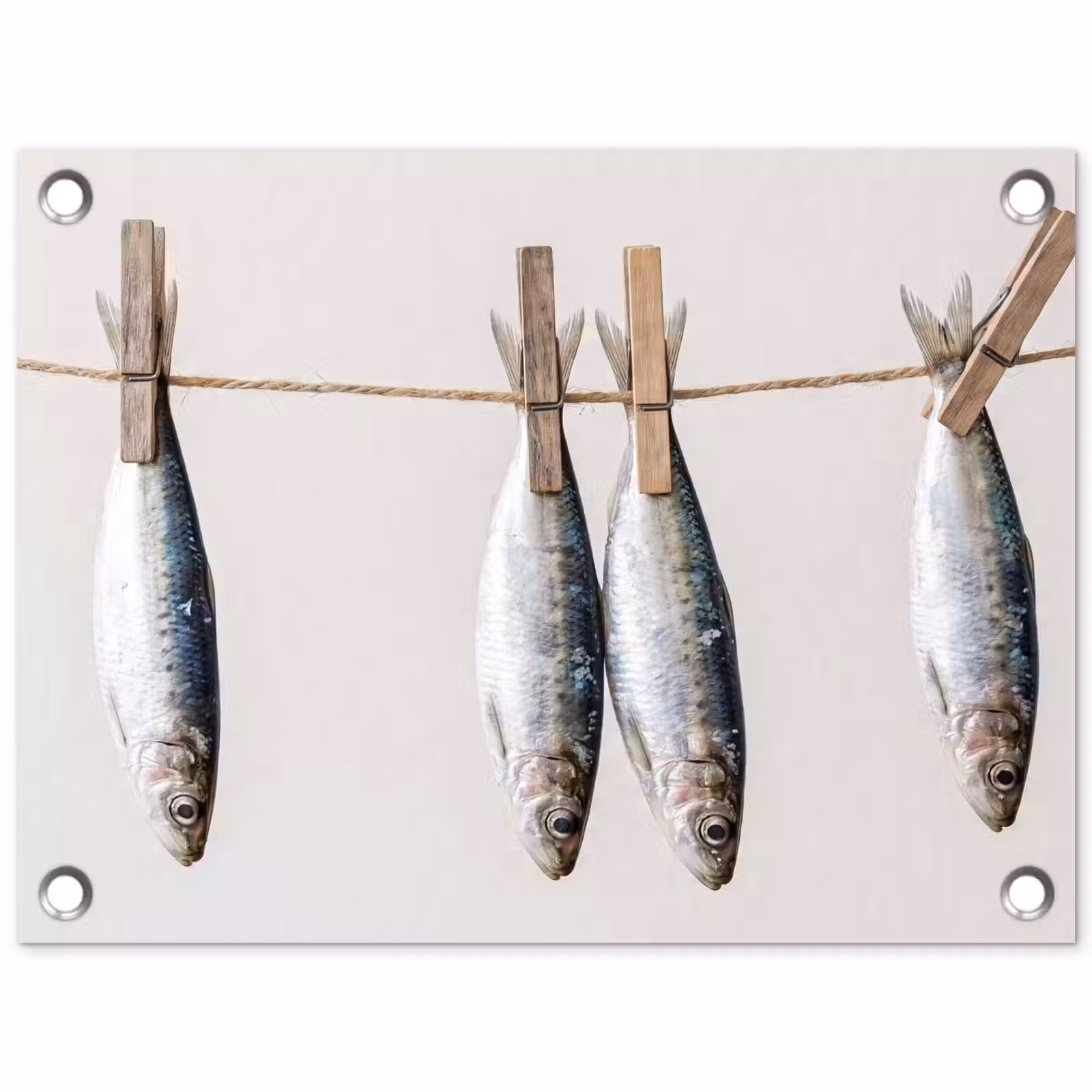 Tuinposter - Vis - Hangend - Eten — 1