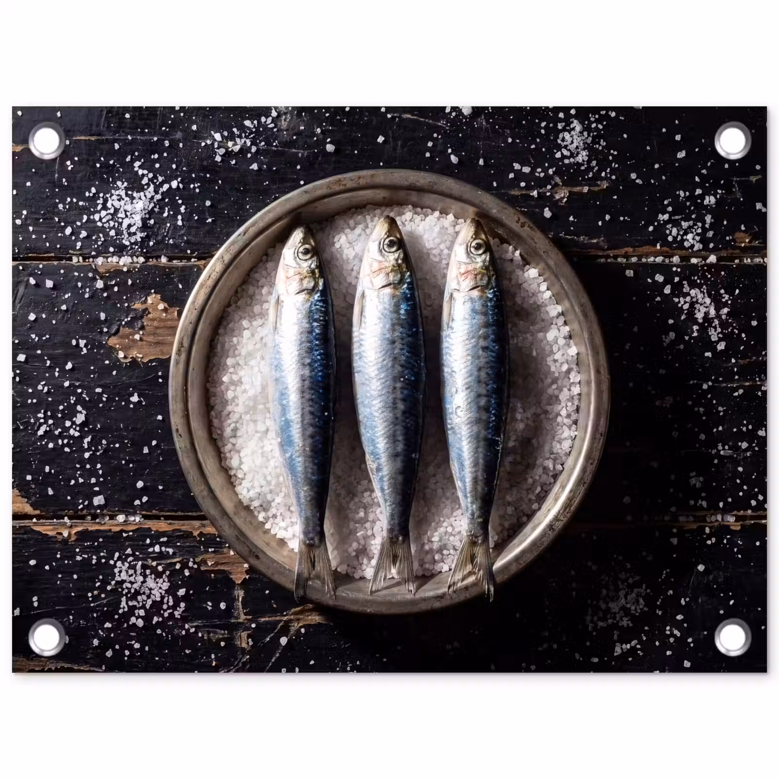 Tuinposter - Vis - Zout - Eten — 1
