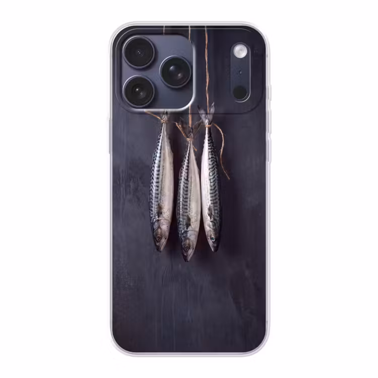 Telefoonhoesje Softcase - Drie vissen - Touw — 1