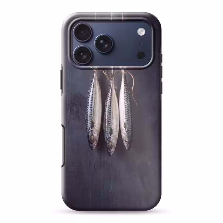 Telefoonhoesje Toughcase - Drie vissen - Touw — 1