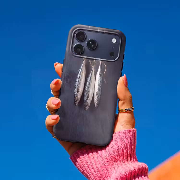 Telefoonhoesje Toughcase - Drie vissen - Touw — 2