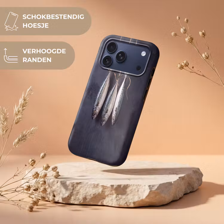 Telefoonhoesje Toughcase - Drie vissen - Touw — 5