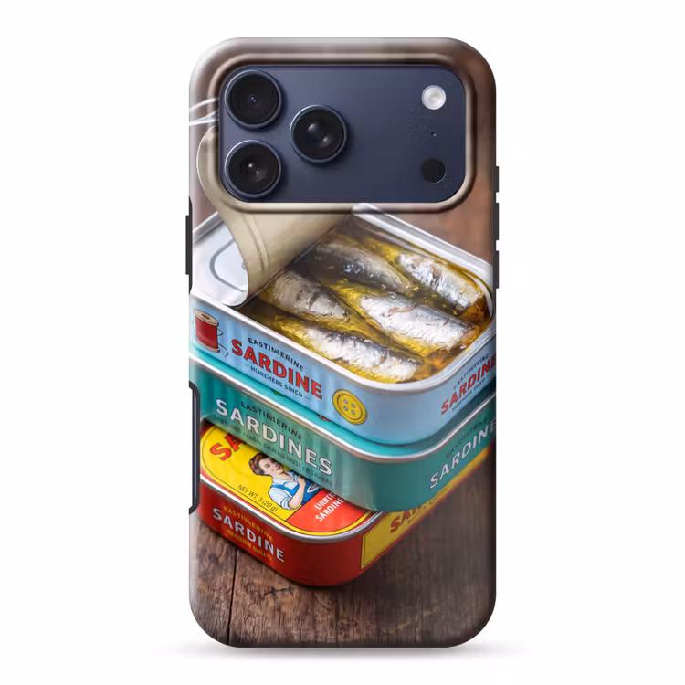 Telefoonhoesje Toughcase - Vis - Blikjes - Keuken — 1